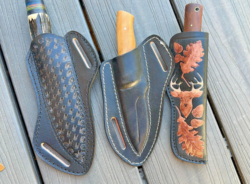 Handmade leather sheath fix - leather,