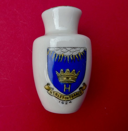 Carlton crested china vase - crested,
