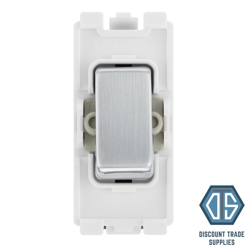 Brushed steel screwless - bg,