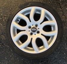 17" Genuine MINI Flame Spoke R97 Alloy Wheel for R53 R55 R56 R57 - 6775685 #FC