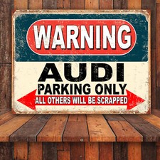 Funny Warning Audi Parking
