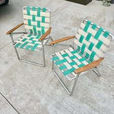 Pair Of Vintage Webbed