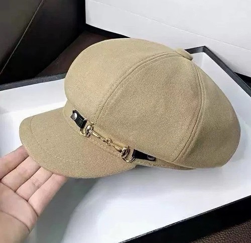 Women beige baseball cap - beige,