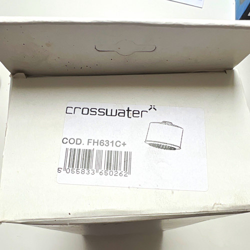 Crosswater chrome round - chrome, fixed
