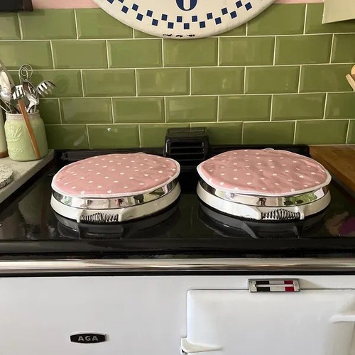 Aga hob covers pair hotplate - hob,