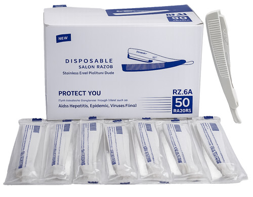 Barber razors single use