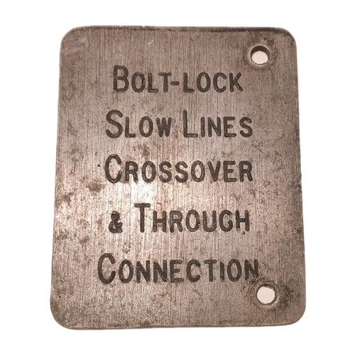 Railwayana alloy signal box - alloy,