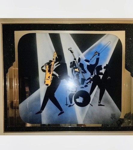Art deco framed landscape - deco,