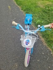 Frozen Children's Bike with Helmet and Protective Gears