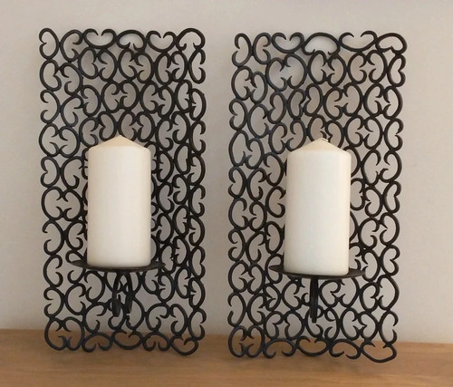 Pair decorative metal - decorative,