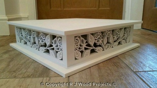Vintage rose wooden - cake, stand