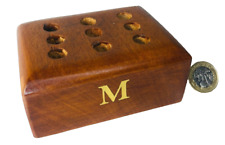 Wood Desk Tidy M Pencil Pen Holder John L Crowder 2010 ra