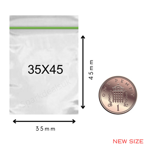 100 small zip clear grip - zip,