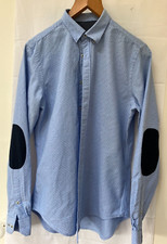 Zara Man Shirt - Size Medium, Slim Fit  - Blue