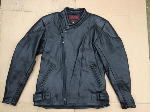 Dynamic mens leather motorbike - leather,