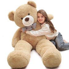 Giant Teddy Bear for Girlfriend 120cm XXL Big Cuddly Bear Plush Stuffed