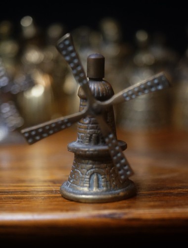 Windmill design hand bell - design,