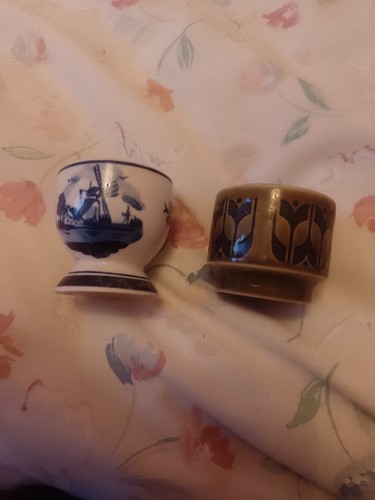 Vintage delft and hornsea - and,