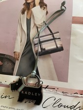 Radley Black Metal Dog Tag /