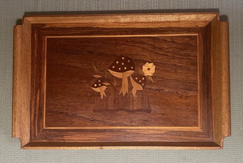 Mcm inlaid wood - inlaid, marquetry