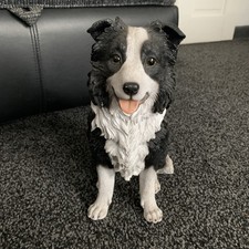 Vivid Arts Sitting Sheepdog Resin Ornament 