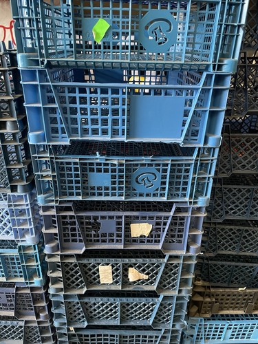 Blue stackable mesh - x,