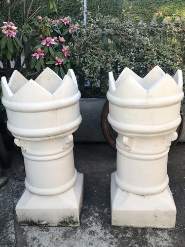 Pair crown chimney - pair, of