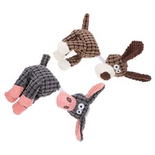 2pcs Donkey Model Squeaky Toy