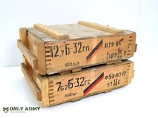 Czech army wooden ammo box - czech,