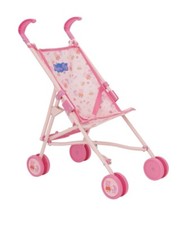 Pink Peppa Pig Doll Stroller