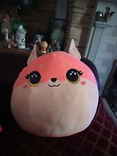 TY Squish Boo Roxie Fox Plush Toy/Travel Pillow 16" Approx 
