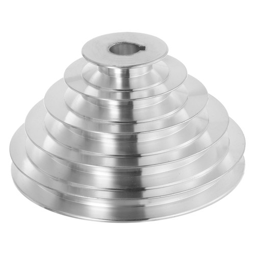 Aluminum type step pulley - aluminum, a-type