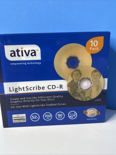 Ativa lightscribe pack - 10-,
