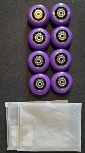 Set purple inline skate - 8,