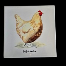 VTG Hand Painted Ceramic Buff