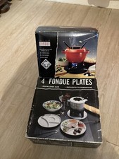 fondue Set And Plates 