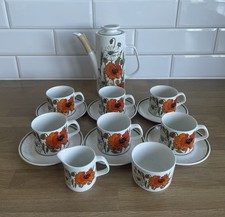 J&G Meakin Retro Poppy Pattern