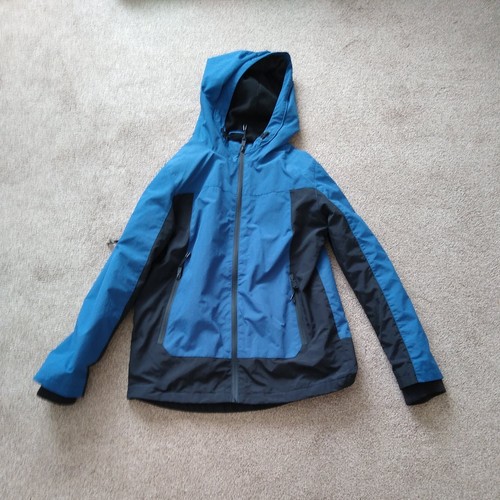 Boys blue hooded - m&s,