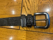 Genuine Levis leather belt Black Great condition