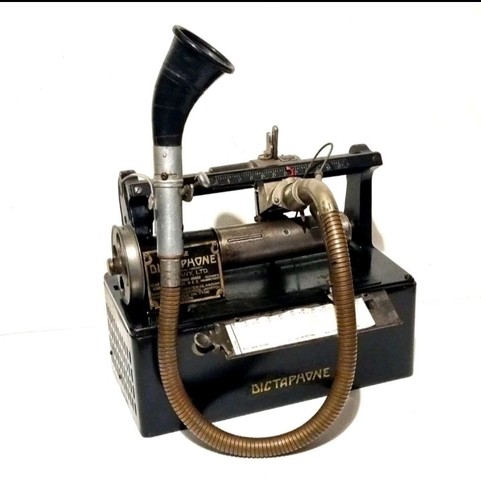 Vintage 1920s dictaphone - vintage,