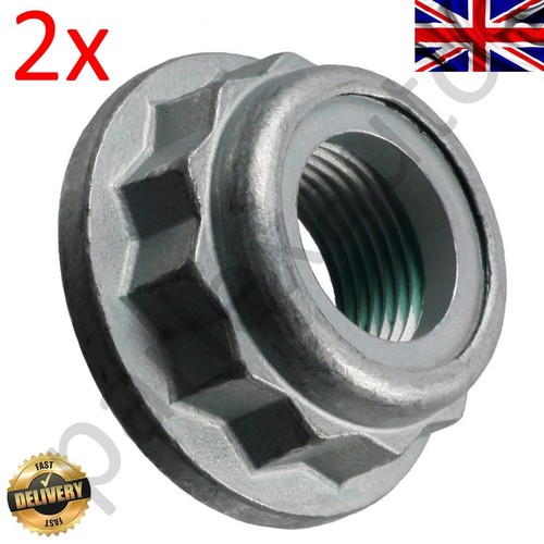 Wheel hub axle nut - 2x,