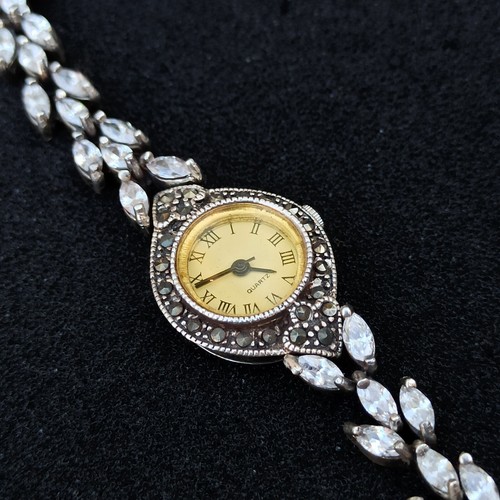 Vintage sterling wristwatch - vintage,
