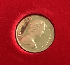 1979 gold proof isle man - gold,