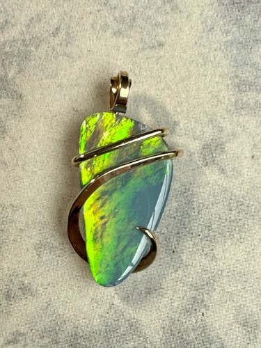 13ct opal doublet australian - opal,