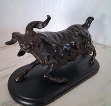 Antique Bronze Goat Sculpture