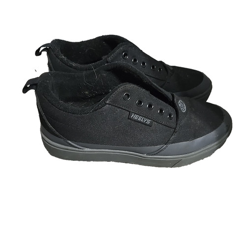 Black suede heelys shoes - ,