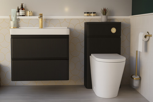 Bolton 600mm wall hung - wall,