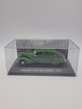 IXO Altaya? 1:43, Berliet 11CV Dauphine, 1939, Green Diecast Model Car. Damage.