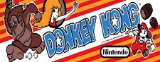 Donkey Kong Arcade Marquee For