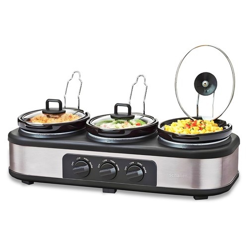 Schallen triple slow cooker - slow,